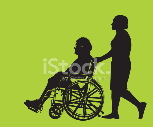 529x440 Homecare Nurse ( Vector ) Stock Vector