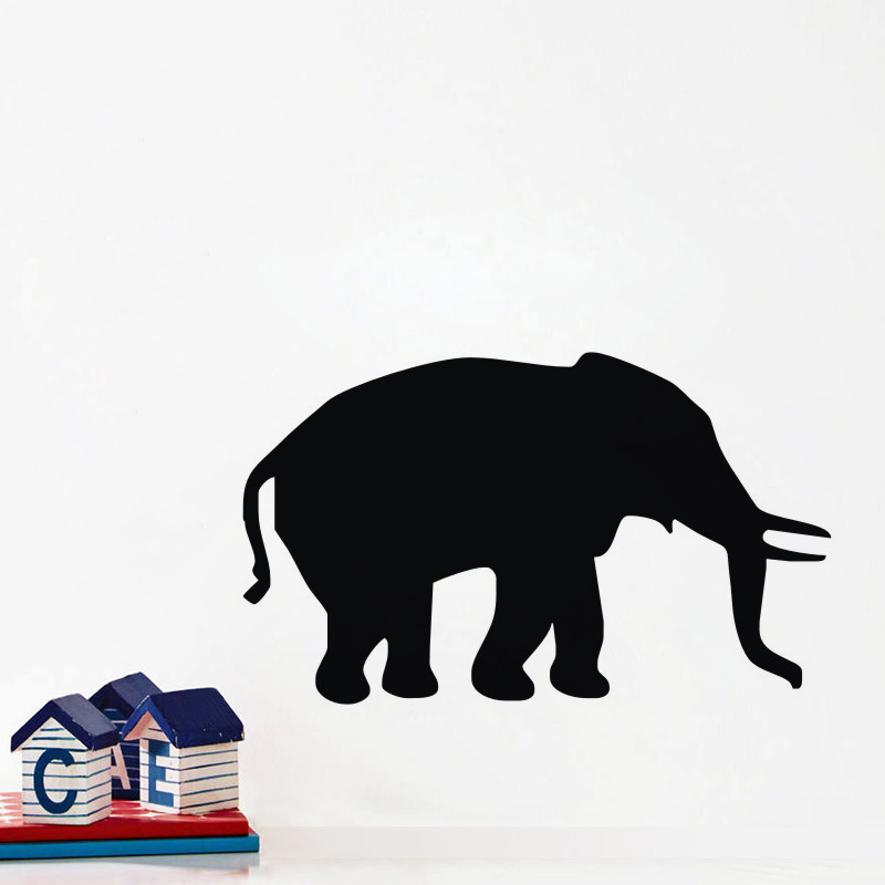 800x800 Elephant Silhouette Wall Decals Kids Room Wall Decor Stickers