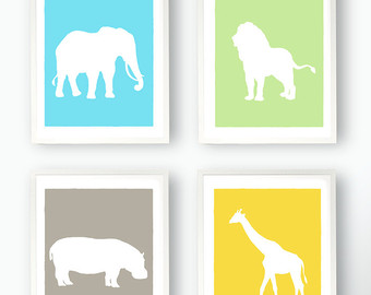 340x270 Baby Lion Silhouette Etsy