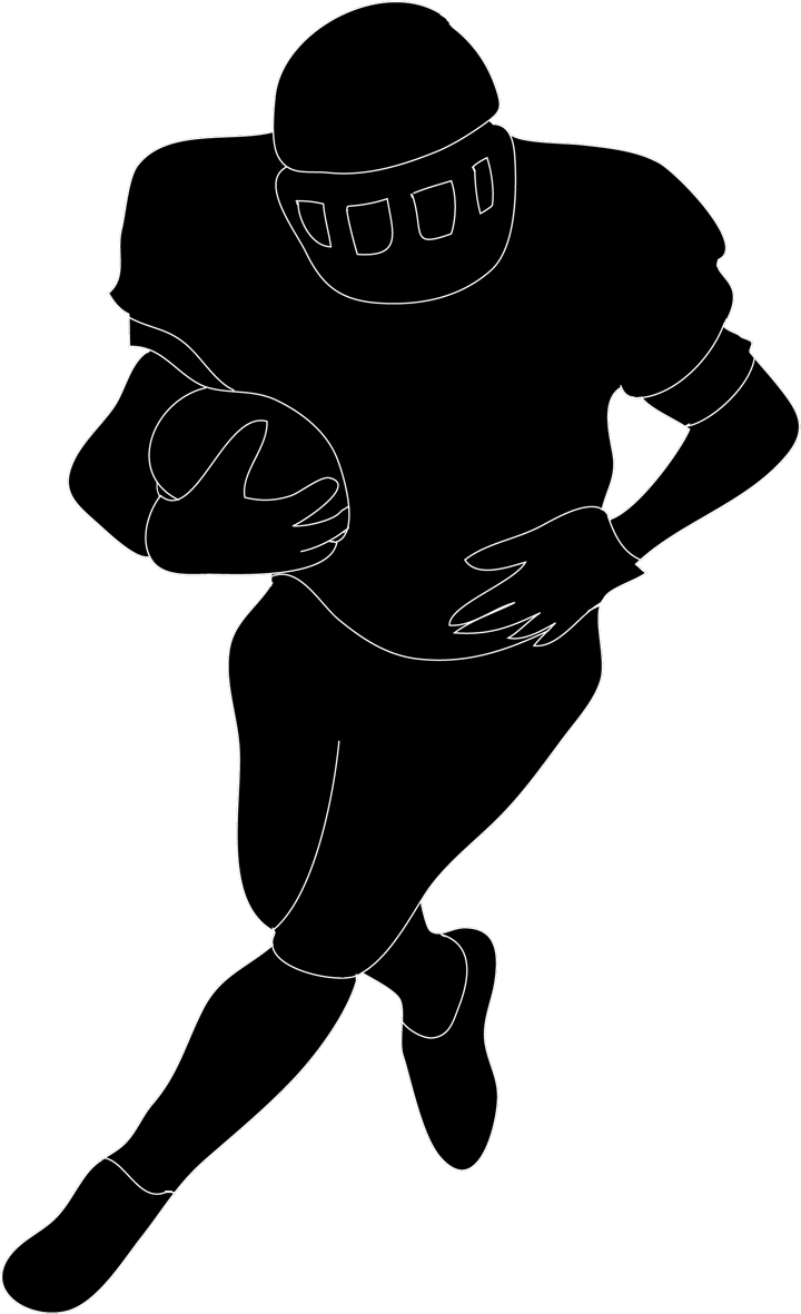 720x1181 Soccer Player Silhouette Clip Art
