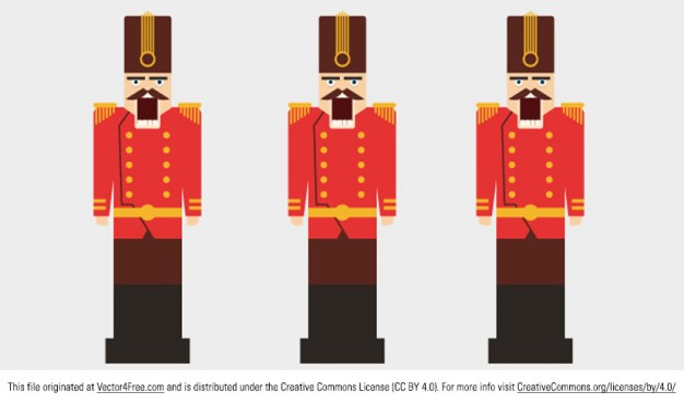 626x369 Red Nutcracker Characters Vector Vector Free Download