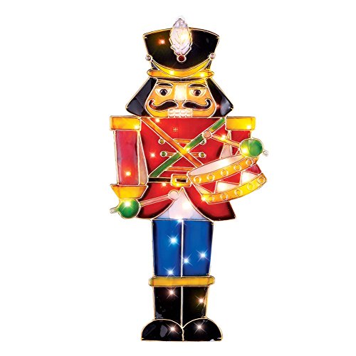 500x500 Lighted Nutcracker Soldier Christmas Decoration