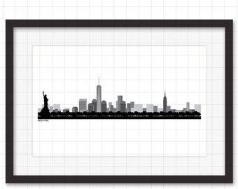 340x270 New York Skyline Svg Etsy