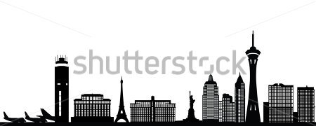 450x180 Las Vegas Silhouette Clip Art