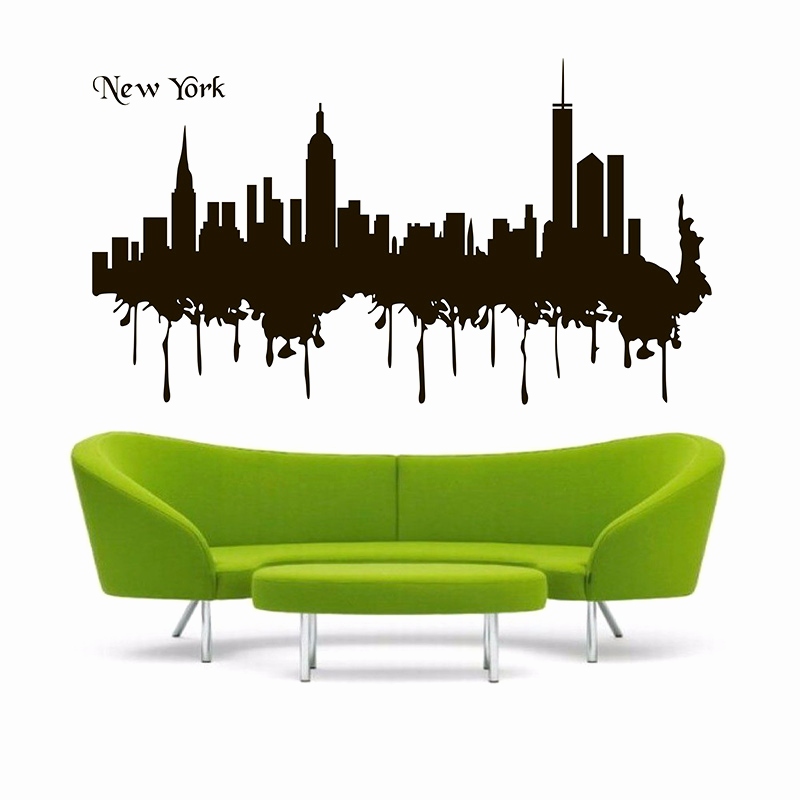 800x800 Nyc Skyline Wall Decal Unique Paris Skyline Silhouette Wall Decal