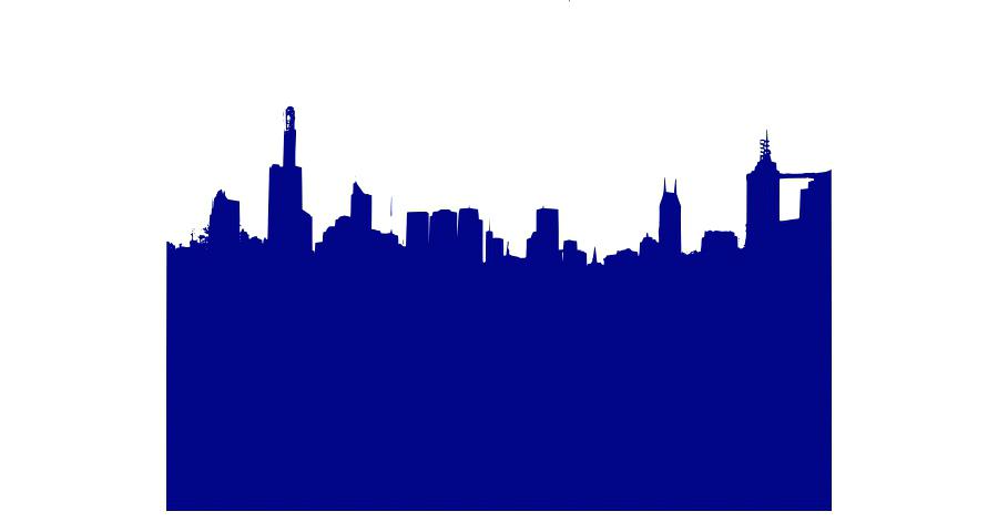 900x480 New York City Skyline Silhouette Vector Free Download