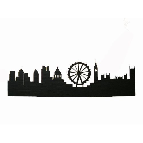 500x500 Melbourne Skyline Silhouette
