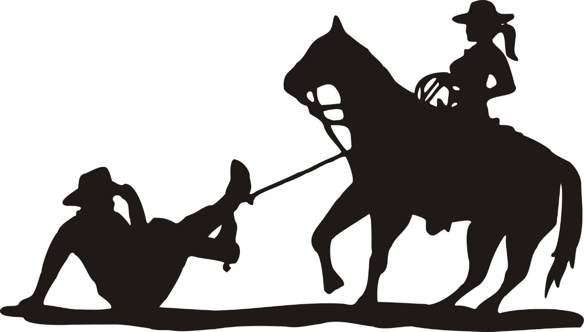 1200x682 Cowgirl Silhouette Clipart