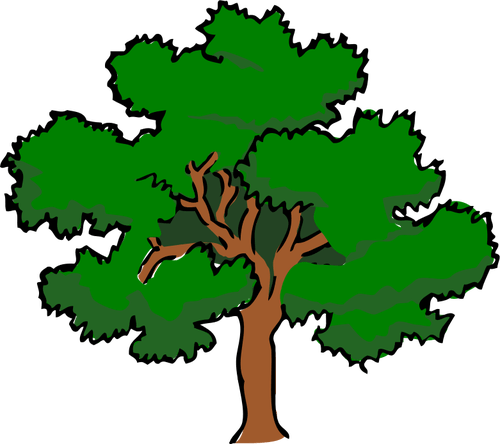 500x444 Vector Tree Cliparts