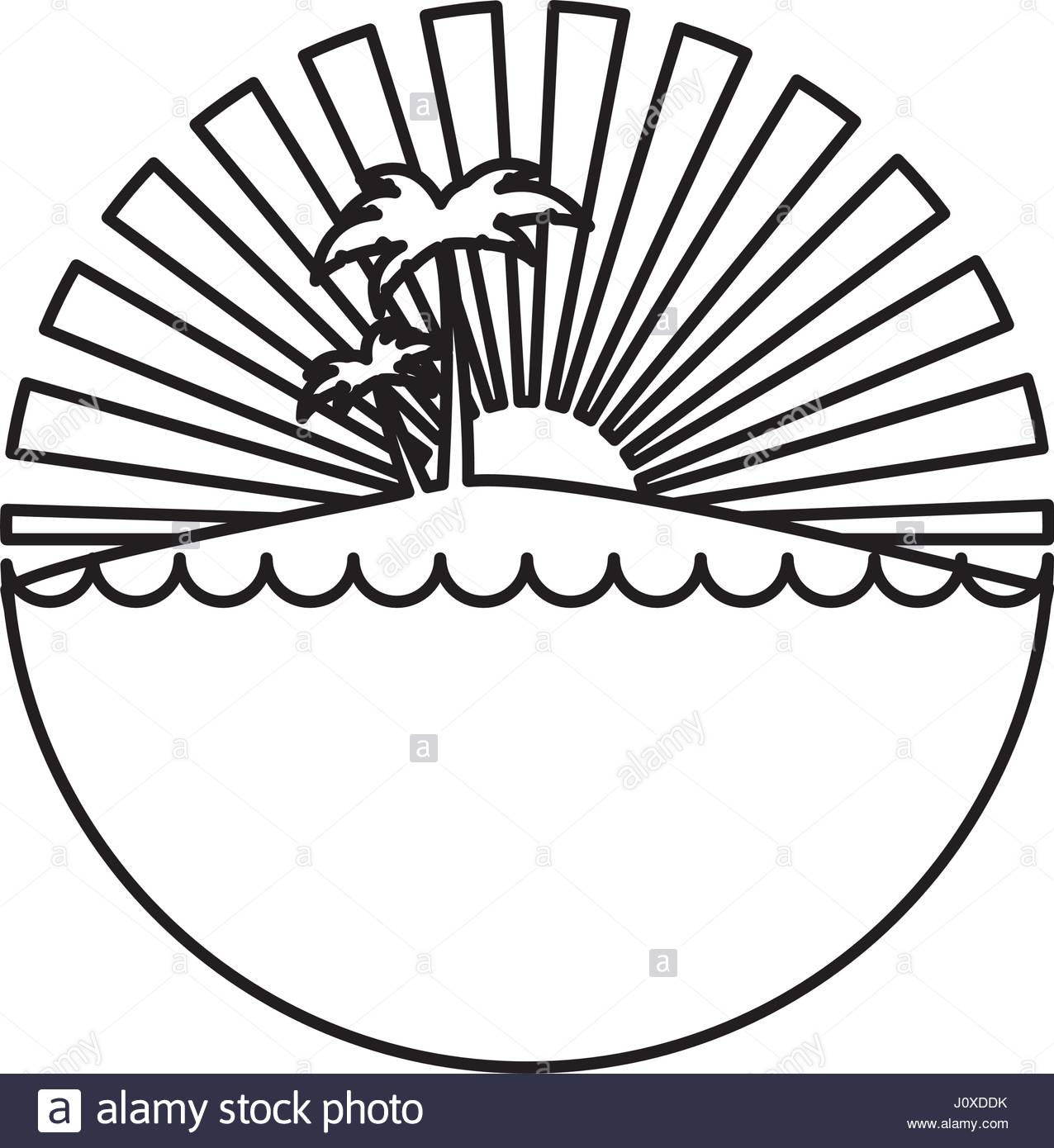 1276x1390 Silhouette Circular Background Sunset In The Ocean With Island