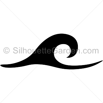336x334 Ocean Wave Silhouette Clip Art. Download Free Versions