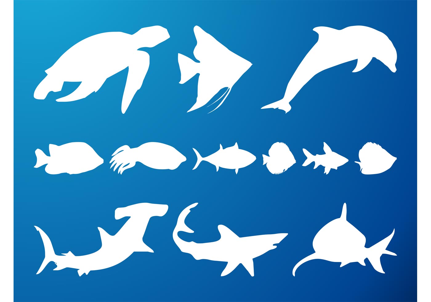 1400x980 Ocean Silhouette Clipart