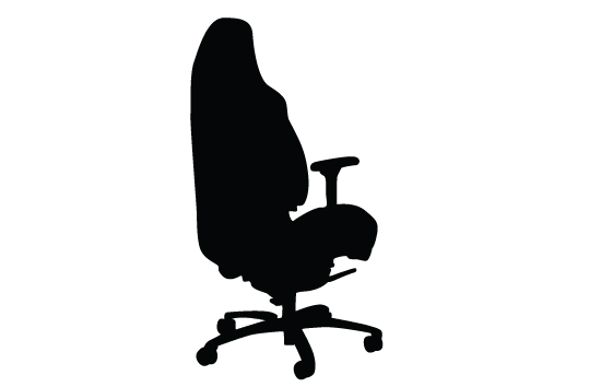 550x354 Office Chair Silhouette Vector Free Download General Vector