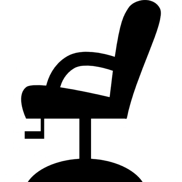 626x626 Chair Side View Silhouette Icons Free Download