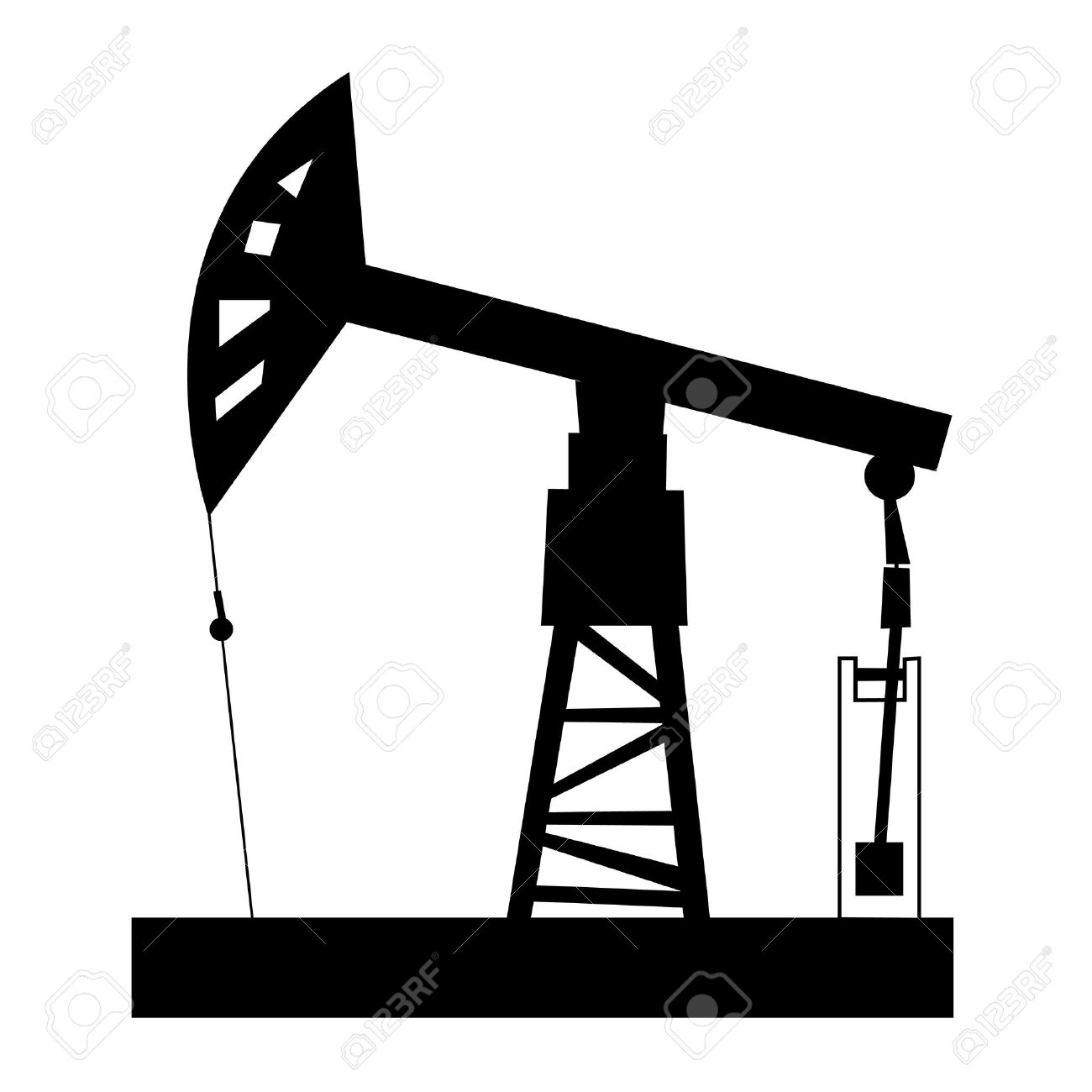1300x1300 Oil Rig Clipart Vector