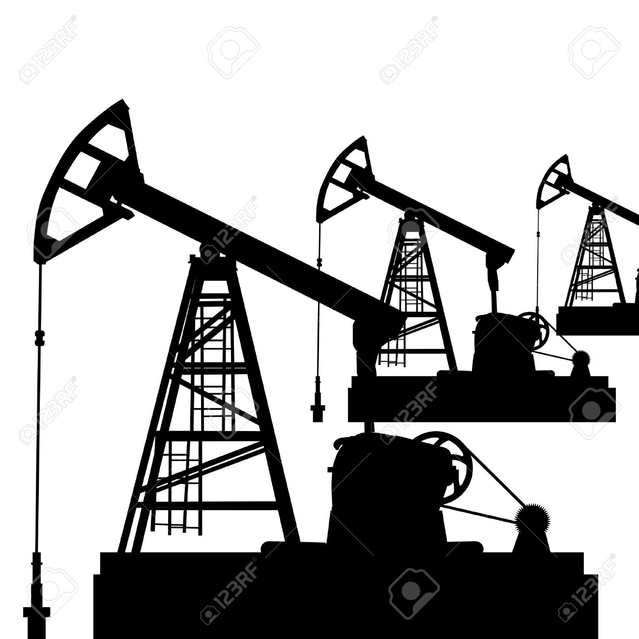 1300x1300 Oil Equipment Silhouette Clipart Collection