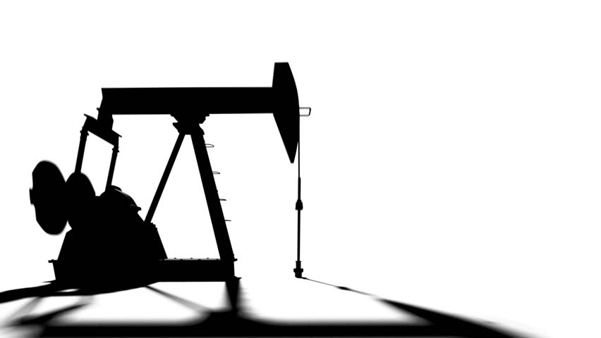 852x480 Silhouette Of Oil Pump Pumping Oil In The Oil Field