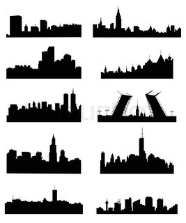 267x320 Oklahoma City Skyline Silhouette Stock Vector Colourbox