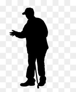 260x313 Silhouette Of The Elderly Png Images Vectors And Psd Files