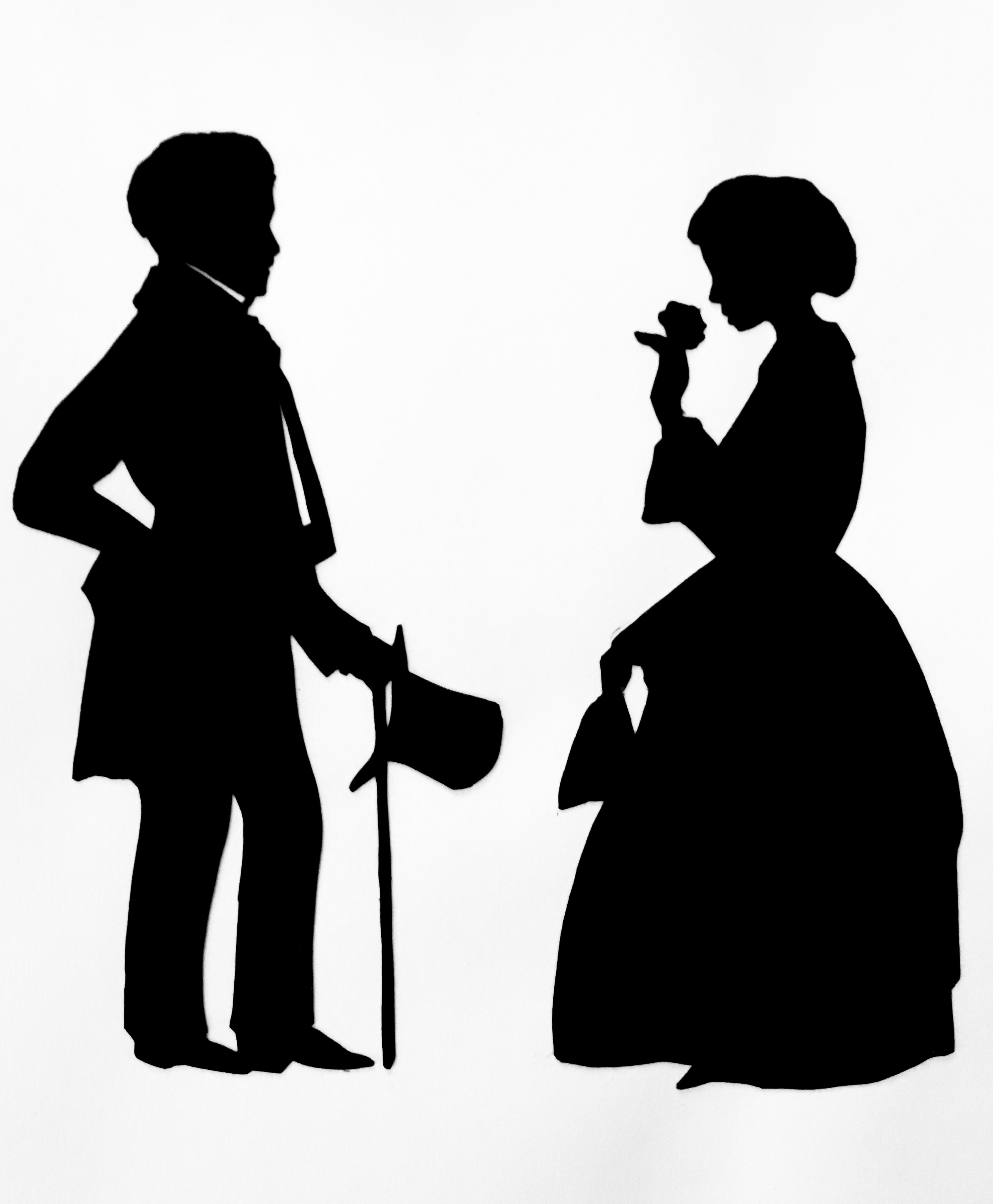 Old Fashioned Silhouette at GetDrawings | Free download