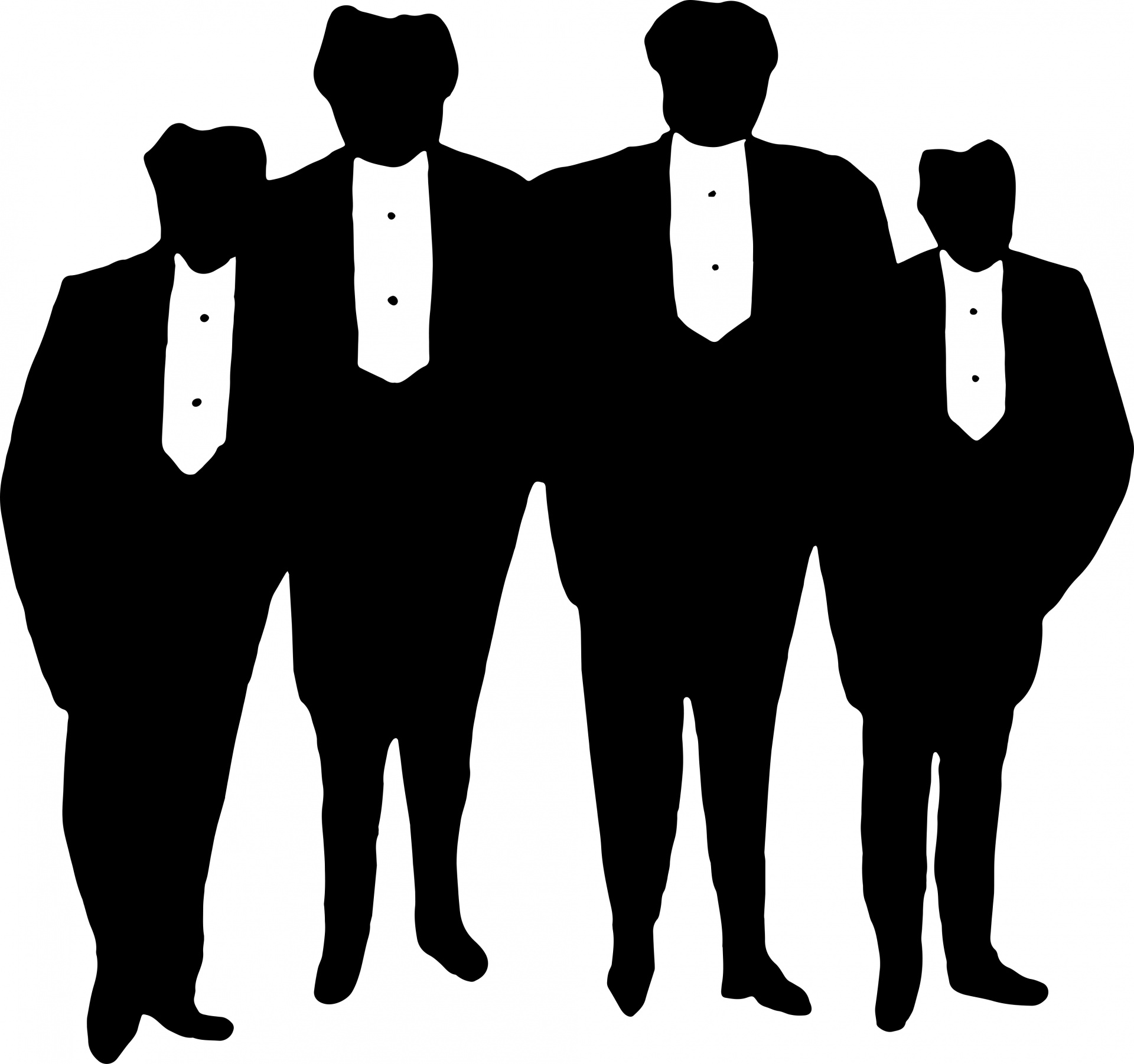 1920x1802 Silhouette Men Free Stock Photo
