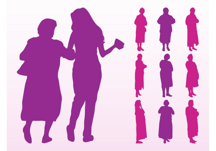 700x490 Old People Free Vector Art