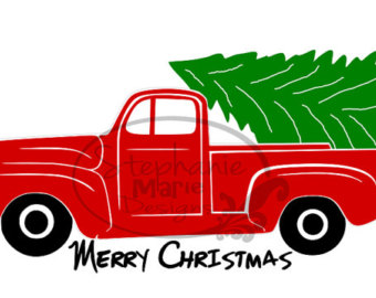 340x270 Christmas Truck Etsy