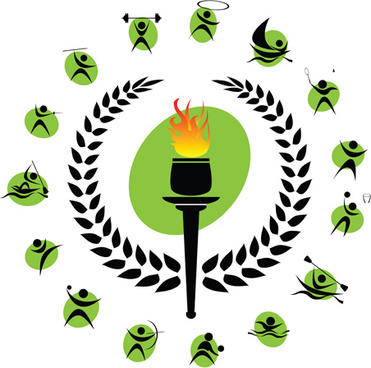 371x368 Olympic Sport Silhouettes Free Vector Download (7,582 Free Vector