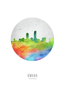 225x300 Omaha Silhouette Art Fine Art America