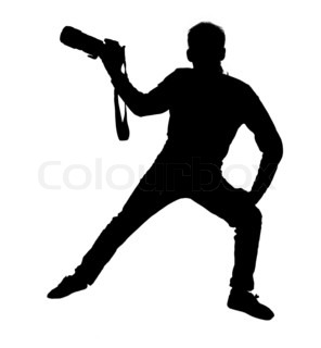 296x320 Photo Of A Backlit Young Man With Long Hair In Silhouette Playing