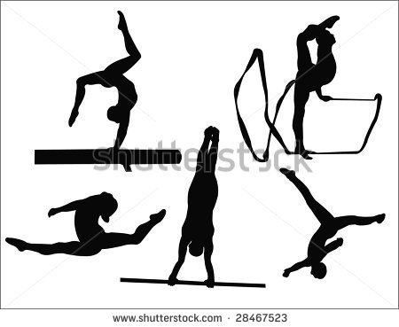 450x369 Gymnastics Clipart Silhouette Jump Clipart Panda