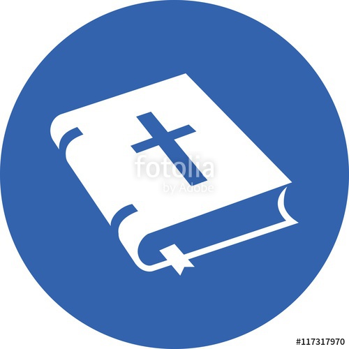 500x500 Bible Old Book Open Holy Christian Faith Icon Sign Symbol Logo