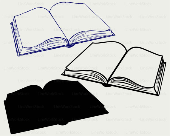570x456 Open Book Svgook Clipartook Svgopen Book Silhouetteook