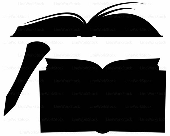 570x456 Open Book Svgook Clipartook Svgopen Book Silhouetteook