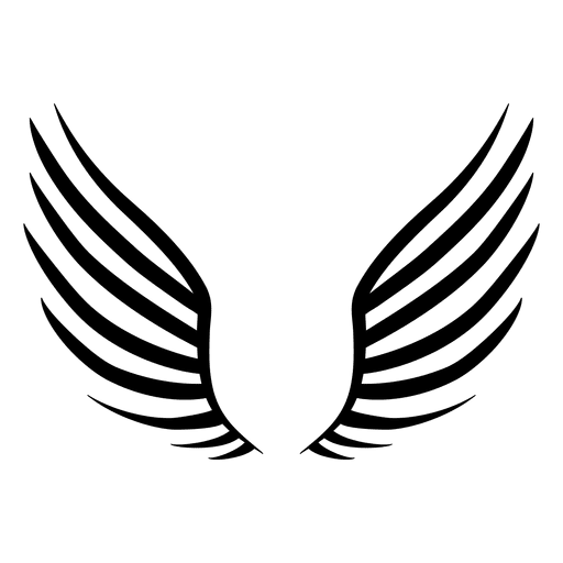 512x512 Open Wings Silhouette