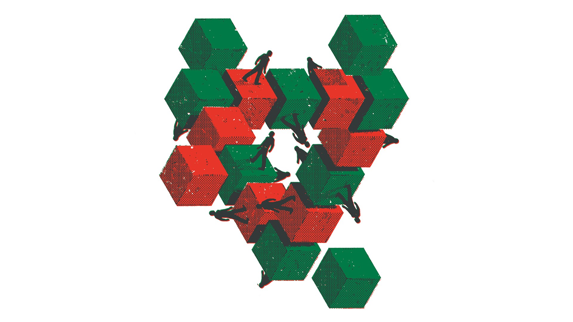 1920x1080 Wallpaper Men, People, Illustration, Digital Art, Simple