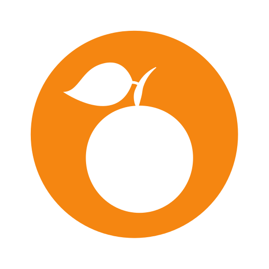 550x550 Orange Silhouette