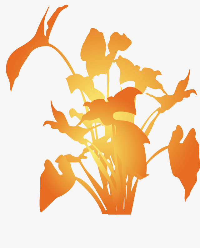 640x796 Vector Plants Silhouettes, Sketch, Plant Silhouette, Creative