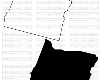 340x270 Oregon Silhouette Etsy