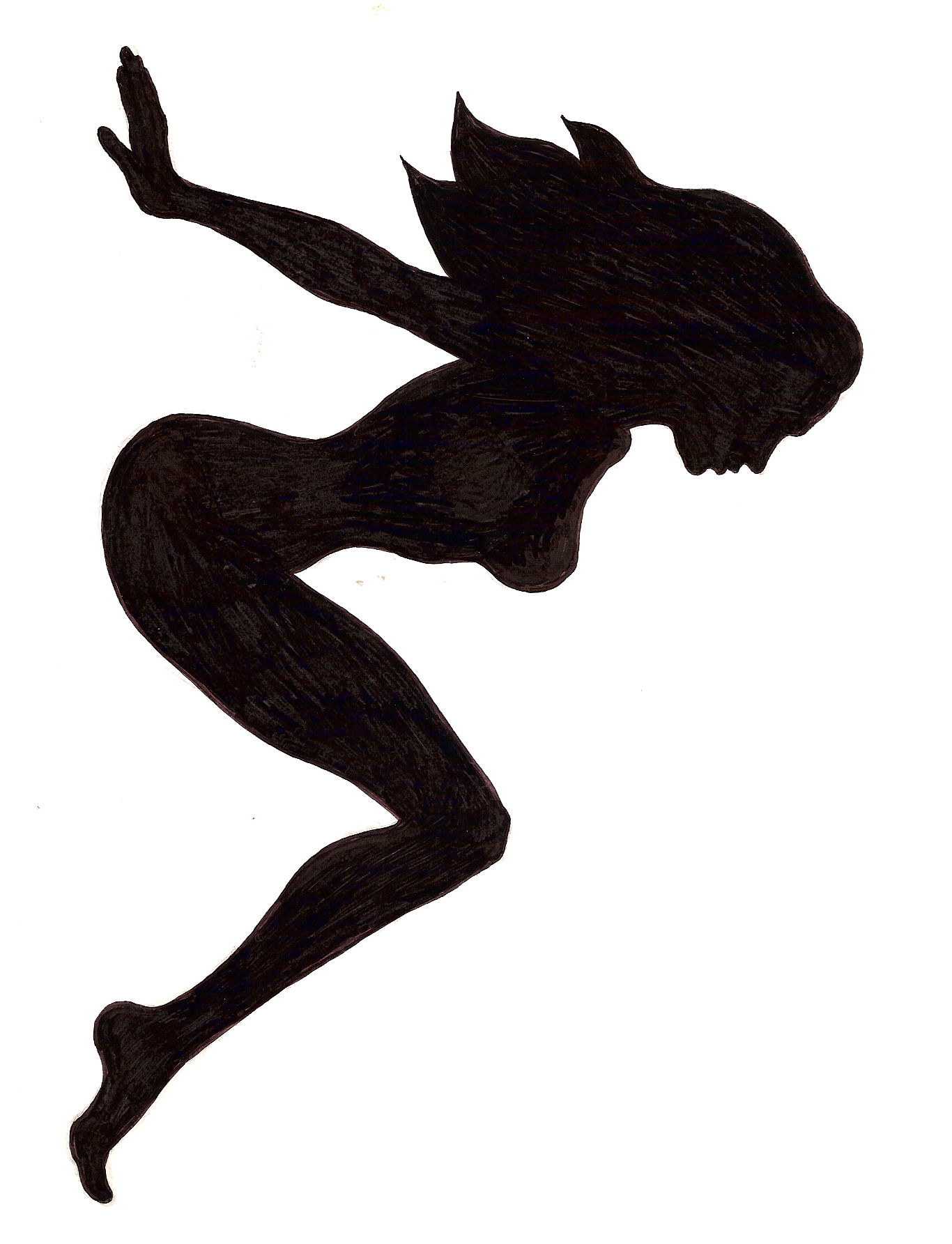 1366x1785 Flap Girl Clipart