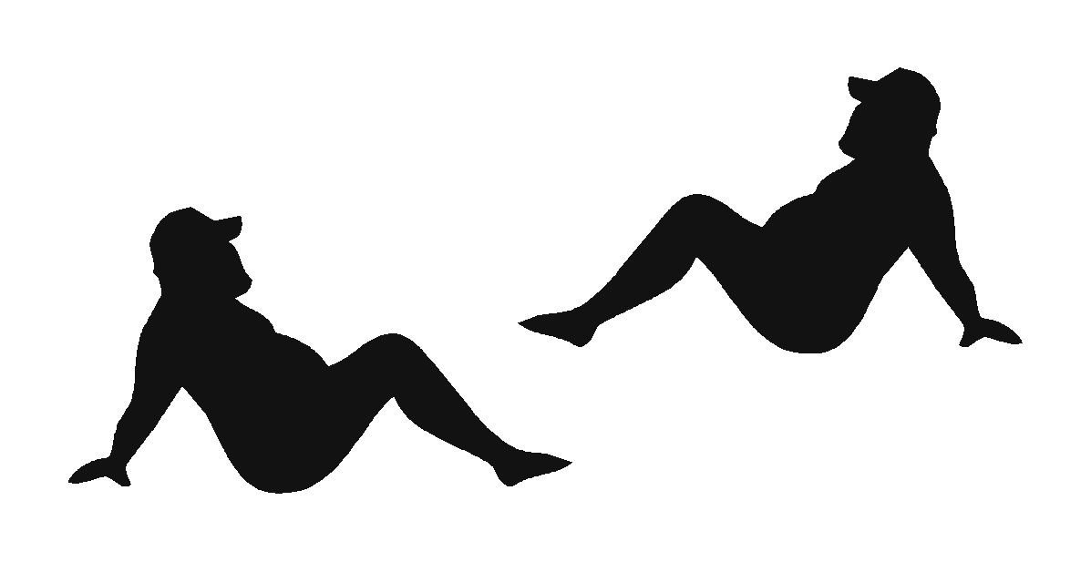 1197x617 Fat Trucker Guy Pair Mud Flap Vinyl Decal Sticker