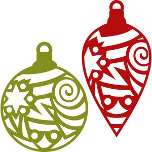 Christmas Ornament Silhouette at GetDrawings | Free download