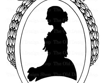 340x270 Victorian Silhouette Etsy