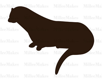 340x270 Otter Art Vector Etsy