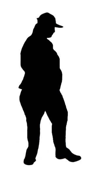 305x613 Stock Pictures Obesity Silhouettes