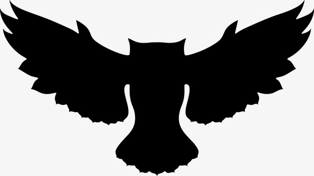640x359 Owl Silhouette, Owl, Wisdom, Feather Png Image And Clipart