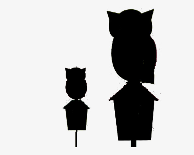 624x500 Black Owl Silhouette Material, Black, Owl, Sketch Png Image
