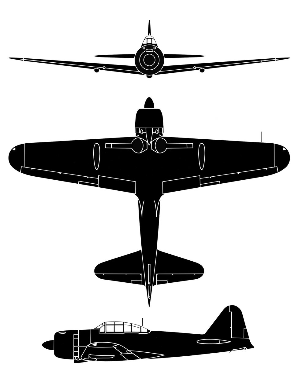1000x1250 Warbird Silhouettes John M Ford