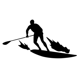 270x270 Stand Up Paddle Board Stencil Free Stencil Gallery