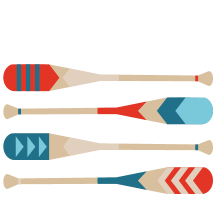 432x432 Canoe Paddles Svg Scrapbook Cut File Cute Clipart Files